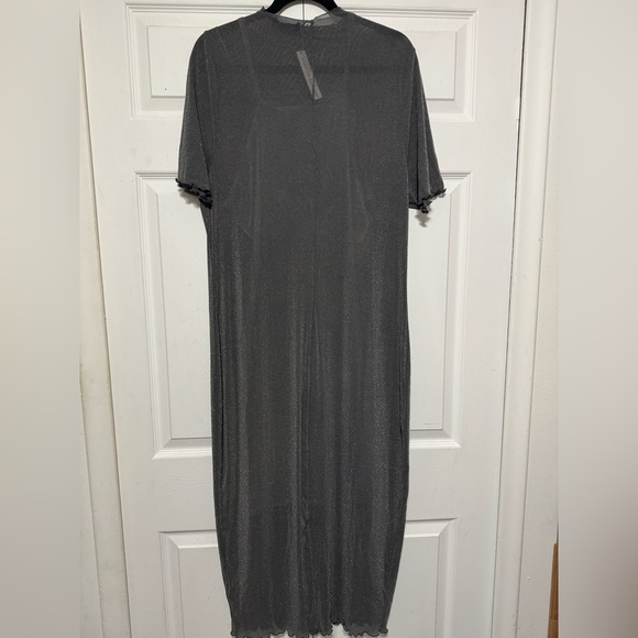 Soncy Black Glitter Sheer Maxi Dress – NWOT Size 3 - Picture 7 of 8